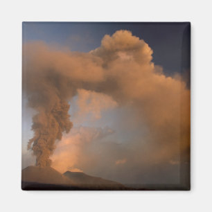 Mt. Etnas toppkrater, Sicilien, Italien Magnet