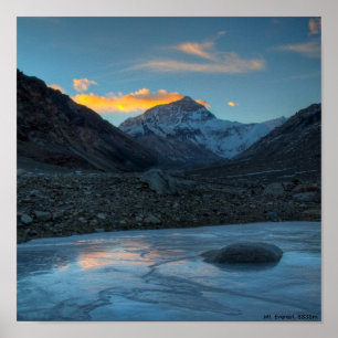 Mt.Everest HDR, Mt. Everest, 8838 m Poster