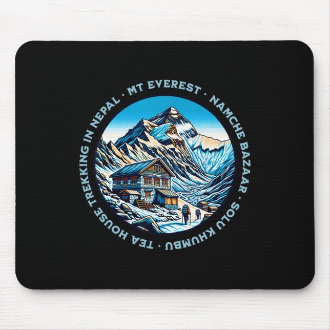 Mt Everest Namche Bazaar tehus vandring Nepal  Musmatta (Framsidan)