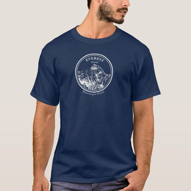 Mt. Everest-skjorta T Shirt (Framsida)