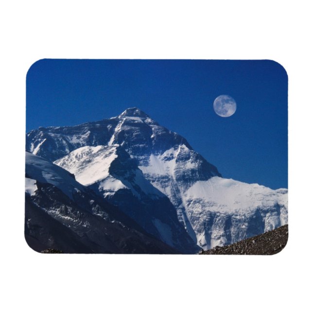 Mt. Everest | Tibet, Kina Magnet (Horisontell)