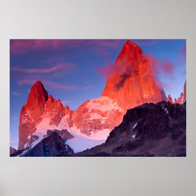 Mt Fitz Roy Poster (Framsidan)