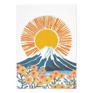 Mt. Fuji Fototryck