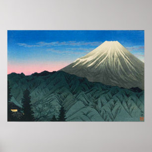 Mt Fuji från Hakone Shotei Takahashi 1932 Affisch