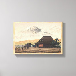 Mt. Fuji från Narusawa Hasui Kawase shin hanga kon Canvastryck