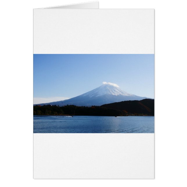 Mt Fuji Fuji Sjö Kawaguchi Hälsningskort (Framsidan)