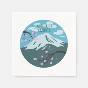 Mt. Fuji höjd Pappersservett