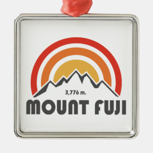 Mt. Fuji Japan Julgransprydnad Metall