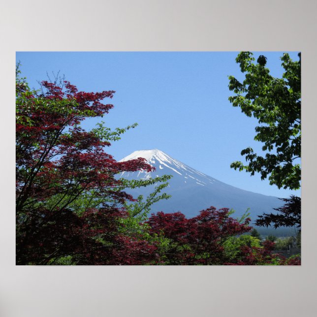 Mt Fuji Japan Poster (Framsidan)