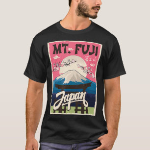 Mt Fuji Japan Tokyo Japansk kulturresegram T Shirt
