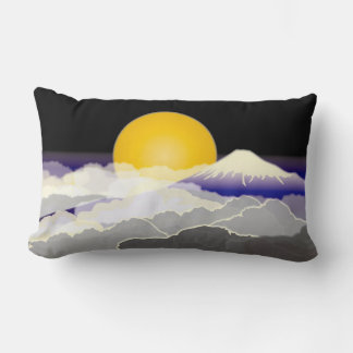 Mt.FUJI & MÅNE Japan Lumbar Pillow Lumbarkudde