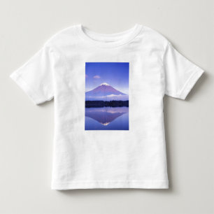 Mt. Fuji med linsformad moln, Motosu sjö, T Shirt