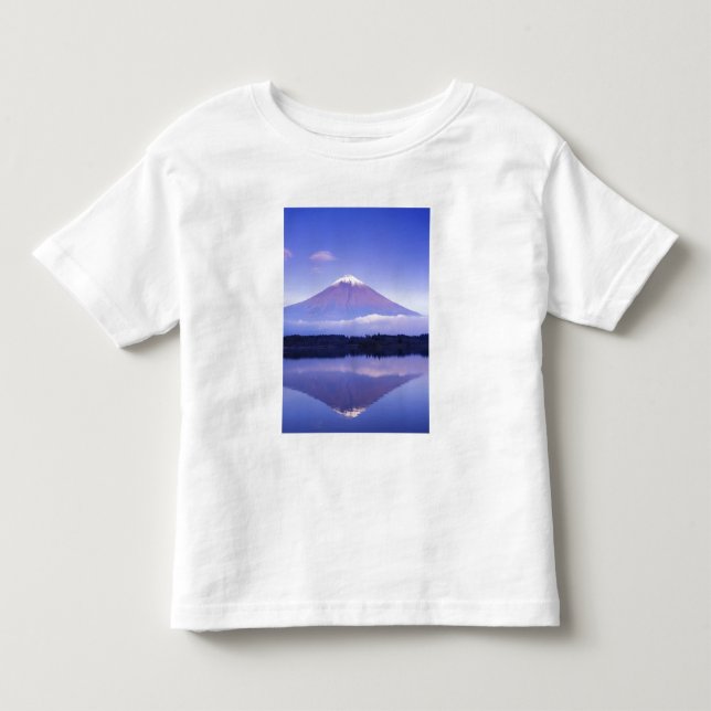 Mt. Fuji med linsformad moln, Motosu sjö, T Shirt (Framsida)