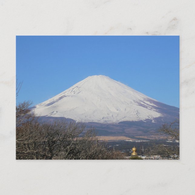 Mt. Fuji Postcard Vykort (Framsida)