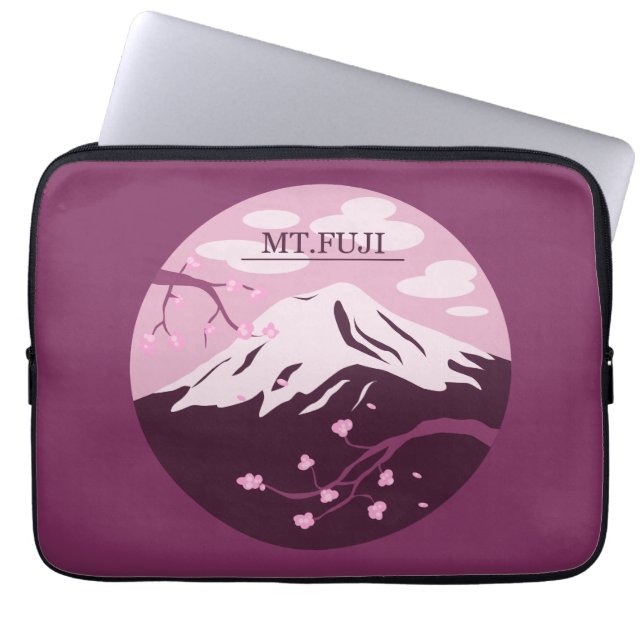 Mt. Fuji (Rosa) Laptop Fodral (Framsidan)
