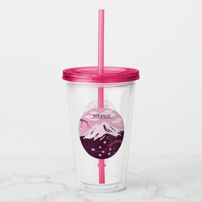 Mt. Fuji (Rosa) Take Away Mugg (Framsida)