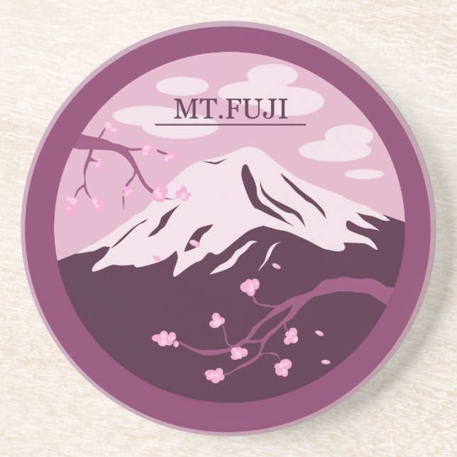 Mt. Fuji (Rosa) Underlägg (Framsidan)