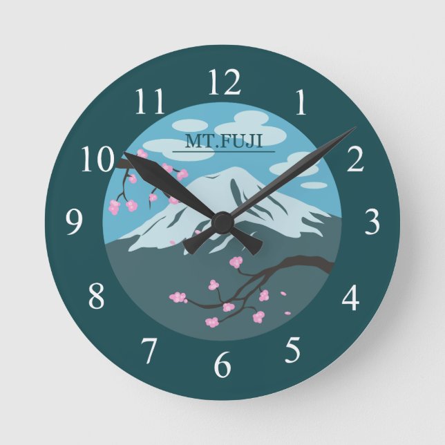 Mt. Fuji Rund Klocka (Framsida)