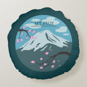 Mt. Fuji Rund Kudde