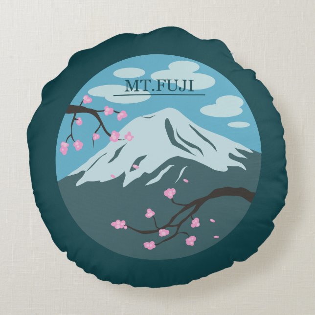 Mt. Fuji Rund Kudde (Baksidan)