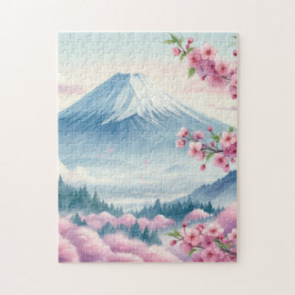 Mt. Fuji & Sakura – Spring Puzzle Pussel