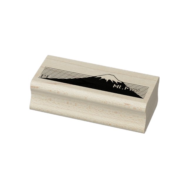 Mt.Fuji seen from southwest.  Stämpel (Stämpel)