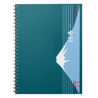 Mt. Fuji seen from the northeast. Anteckningsbok