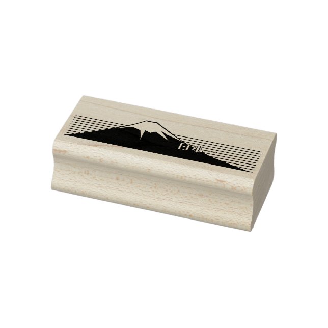 Mt. Fuji seen from the northeast. Stämpel (Stämpel)