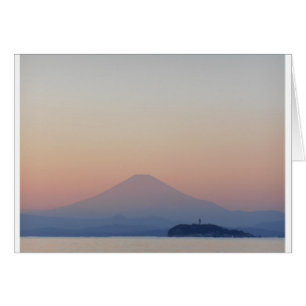 Mt Fuji Sunset Hälsningskort