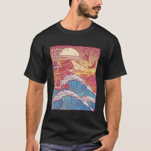 Mt Fuji Underbar Wave Off Kanagawa Japan Inspired T Shirt