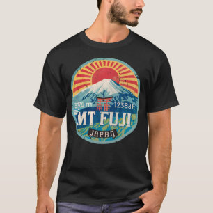 Mt Fuji - Vintage Emblem T Shirt