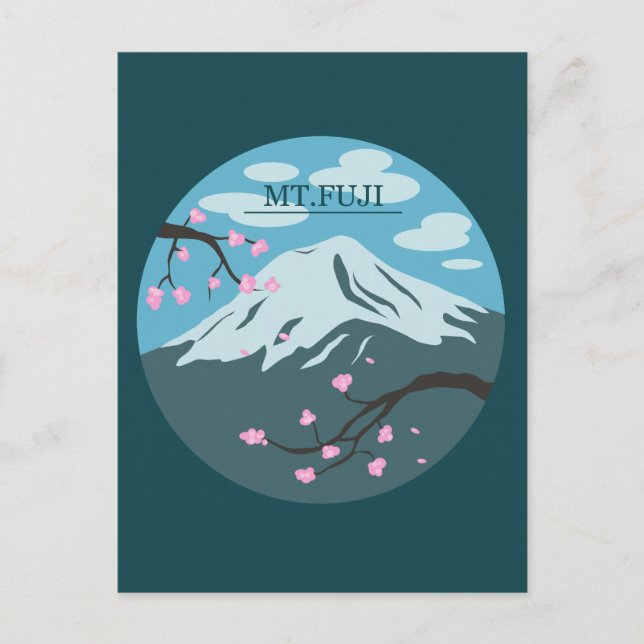 Mt. Fuji Vykort (Framsida)