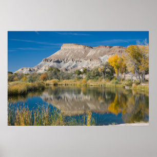 Mt. Garfield som ses från Riverbend Poster