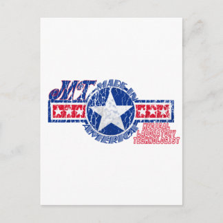 MT GJORD I USA PATRIOTISK MEDICINSK TEKNIK VYKORT