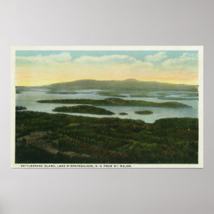 Mt. Ha som huvudämne antennen beskådar av Poster