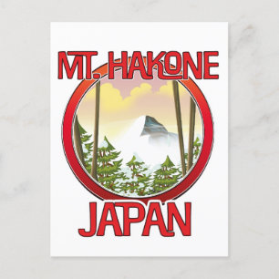 Mt. Hakone Japan Meddelande Vykort