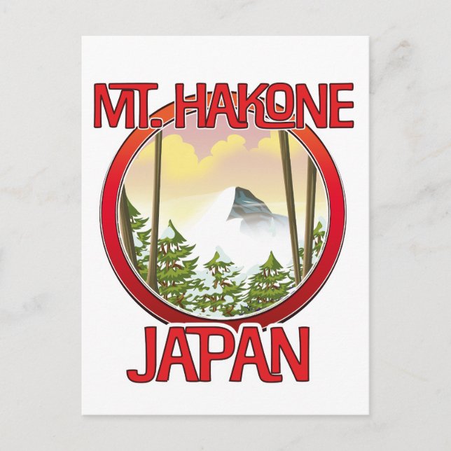 Mt. Hakone Japan Meddelande Vykort (Framsida)