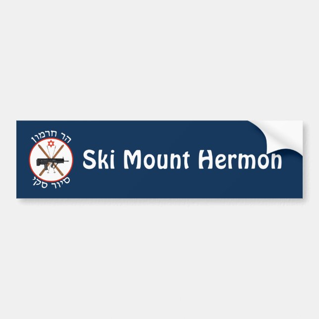 Mt. Hermon Ski Patrol Bildekal (Framsidan)