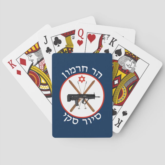Mt. Hermon Ski Patrol Spel Kort (Baksidan)