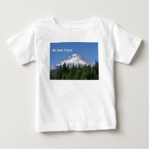 Mt. Hood skidbacke baby-t-shirt