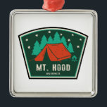 Mt. Hood Wilderness Oregon Camping Julgransprydnad Metall<br><div class="desc">The Mount Hood Wilderness is a protected wilderness area inside the Mount Hood National Forest,  in the U.S. state of Oregon.</div>