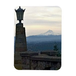 Mt. Huva från Rocky Butte, Portland, Oregon Magnet