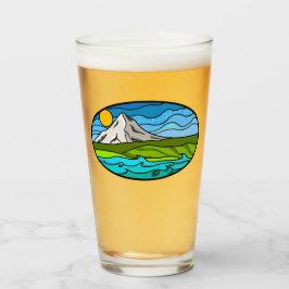 Mt. Huva Glass Tumbler Glaskopp