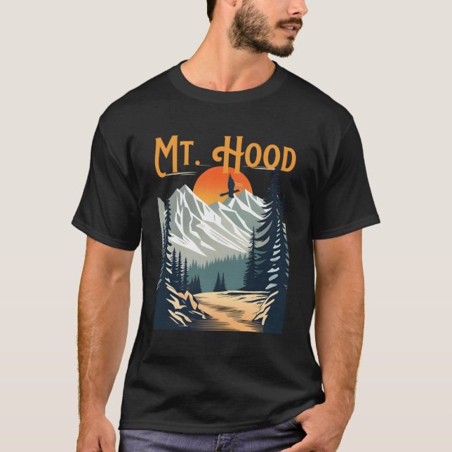 Mt Huva Hiking T Shirt (Framsida)