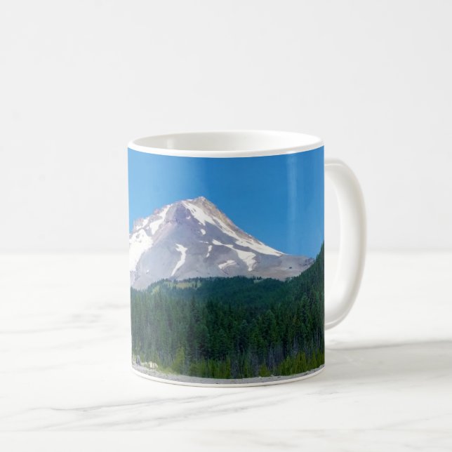 Mt. Huva i Sommaren, Oregon Kaffemugg (Framsida höger)