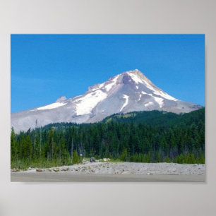 Mt. Huva i Sommaren, Oregon Poster