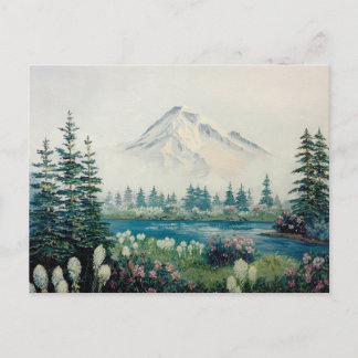 Mt. Huva med stadiet Bear Grass Scene från Stillah Vykort
