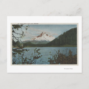 Mt. Huva, Oregon - Bergsvisning från Borttappad 2 Vykort