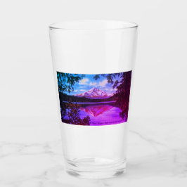 Mt. Huva, Oregon Crystal Clear Borttappad Sjö Glaskopp