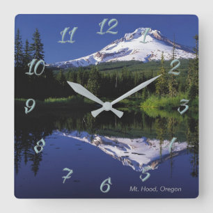 Mt. Huva, Oregon Fyrkantig Klocka